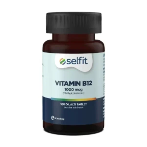 Selfit Vitamin B12 1000 Mcg 100 Dilaltı Tablet